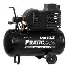 COMPRESSOR DE AR PRATIC AIR CSI 7,4 / 50 COM RODAS