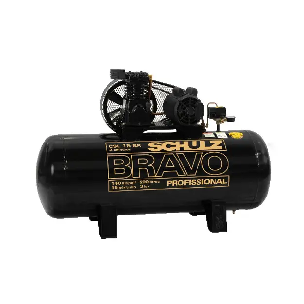 Compressor Bravo CSL 15BR/200 - 15 pcm 200 litros 3 hp