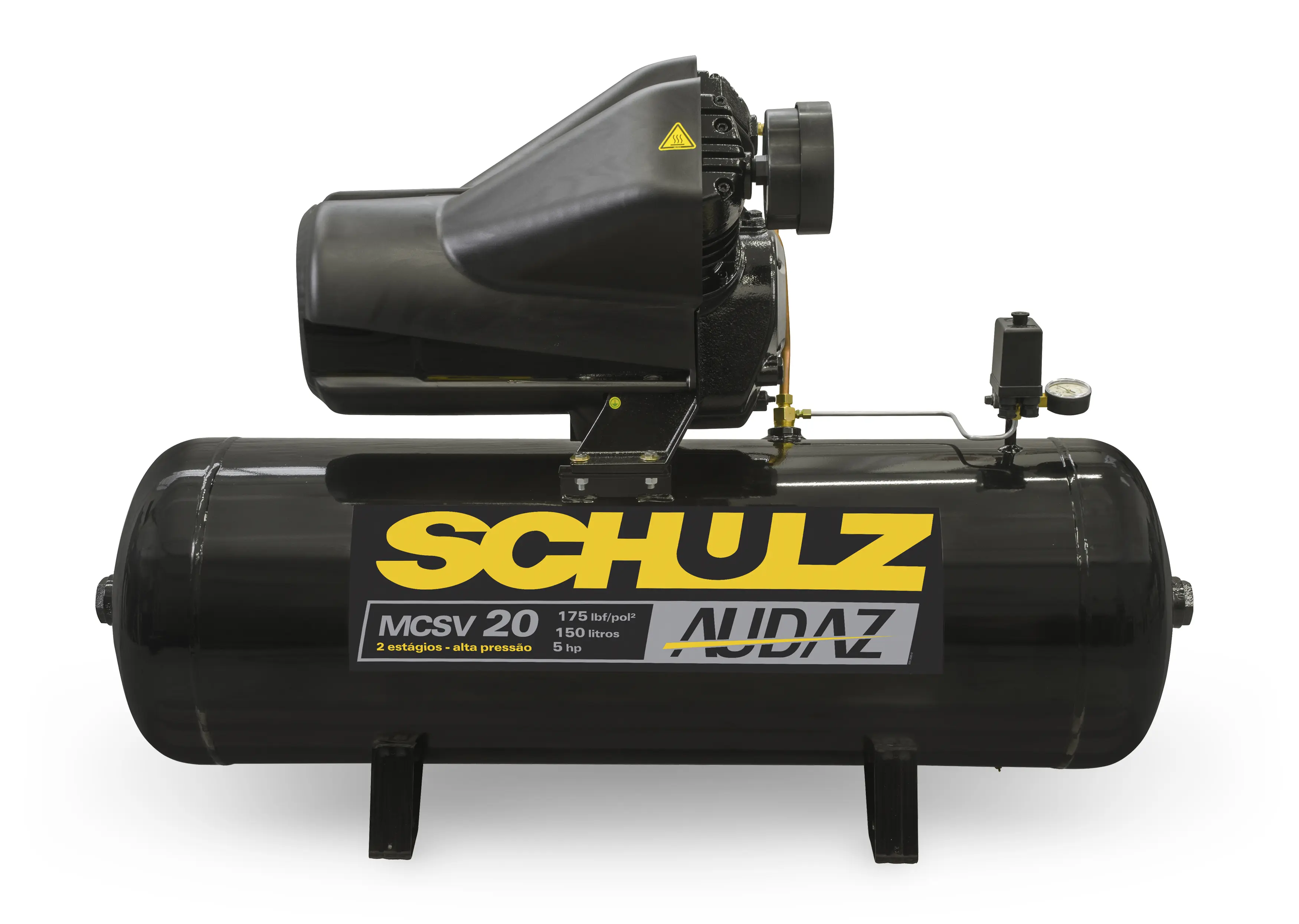 Motocompressor Audaz MCSV 20/150 - 20 pcm 150 litros 5 hp