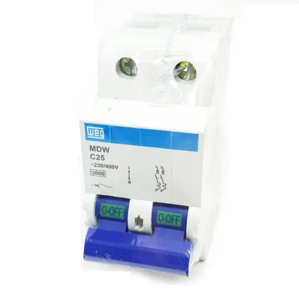 Mini Disjuntor Bipolar Termomag - 012.1233-0/AT