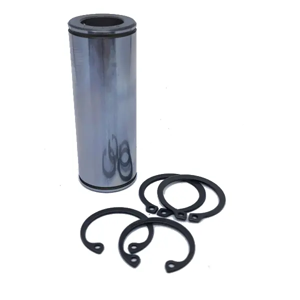 Conjunto Pino Liso em Aço Carbono D. 25MM Comprimento 69MM C/ 04 Aneis Trava em Aço - 8...
