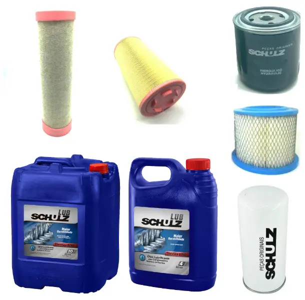 Kit manutenção preventiva para compressor parafuso SRP 4075E