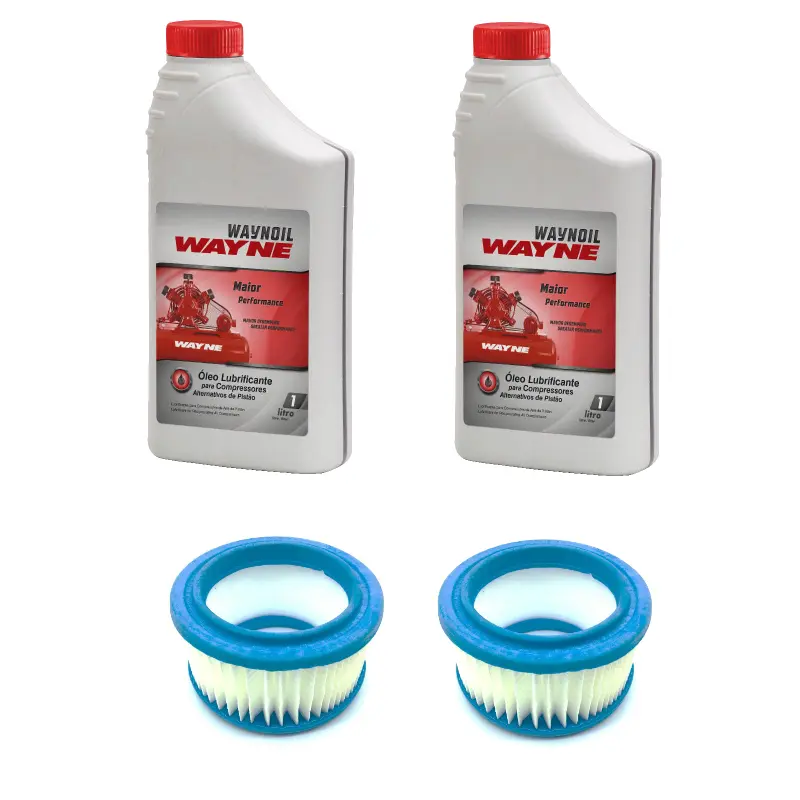 Kit manutenção preventiva para compressor pistão Wayne W800 40FORT