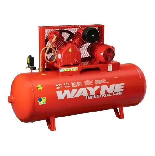 Compressor Wayne WTV 20G/250 - 20 pcm 250 litros 5 hp
